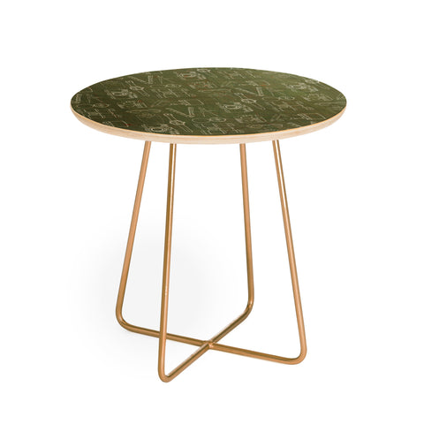 Morgan Kendall wanderer Round Side Table