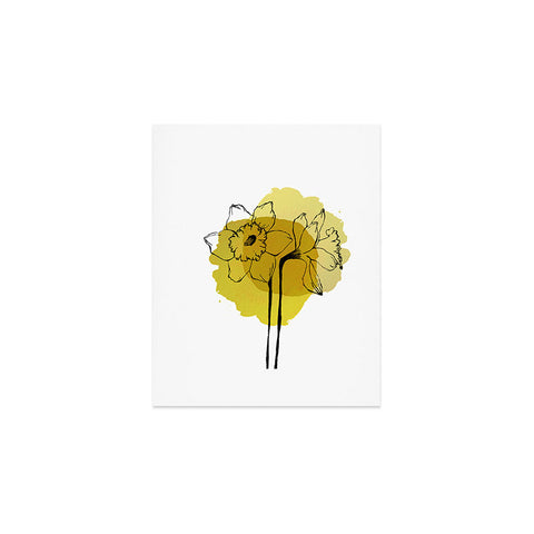 Morgan Kendall yellow daffodils Art Print
