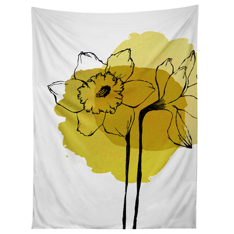 Morgan Kendall yellow daffodils Tapestry
