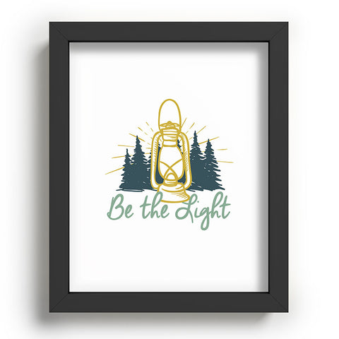 move-mtns Be the Light Christian Inspiration Recessed Framing Rectangle