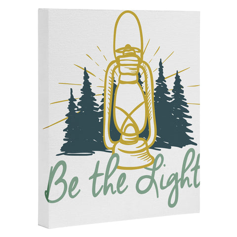 move-mtns Be the Light Christian Inspiration Art Canvas