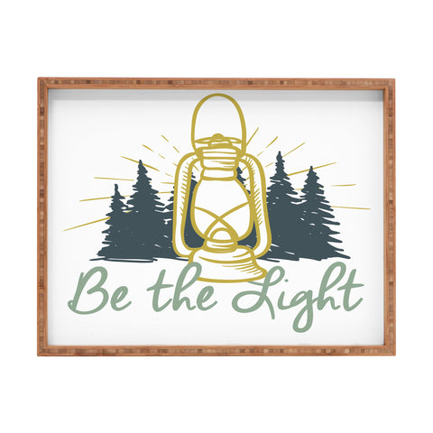 move-mtns Be the Light Christian Inspiration Rectangular Tray