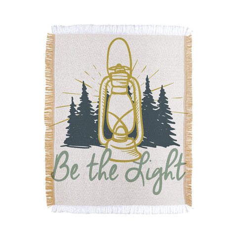 move-mtns Be the Light Christian Inspiration Throw Blanket