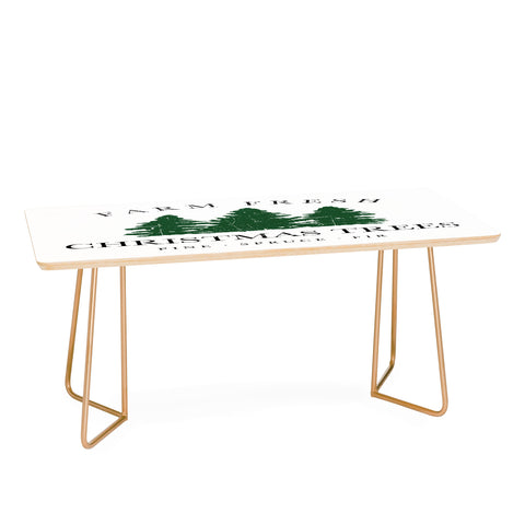 move-mtns Farm Fresh Christmas Trees I Coffee Table