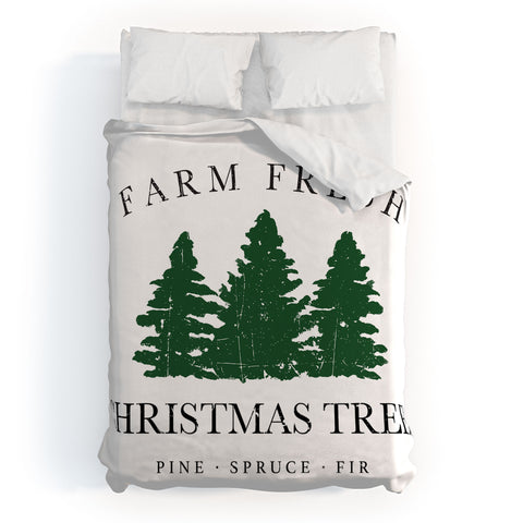 move-mtns Farm Fresh Christmas Trees I Duvet Cover