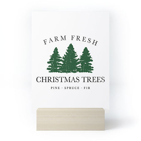 move-mtns Farm Fresh Christmas Trees I Mini Art Print