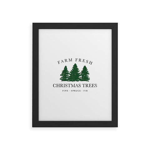 move-mtns Farm Fresh Christmas Trees I Framed Art Print