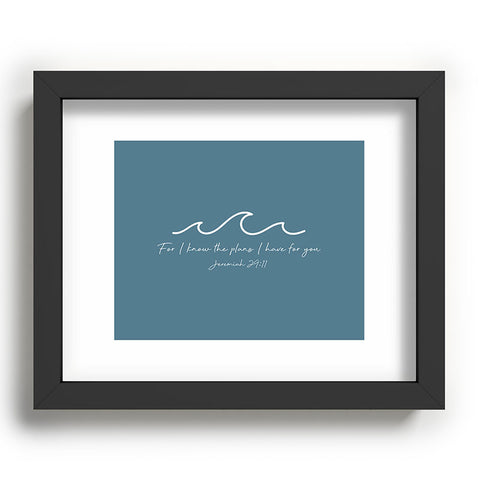 move-mtns Jeremiah 2911 Waves White Recessed Framing Rectangle