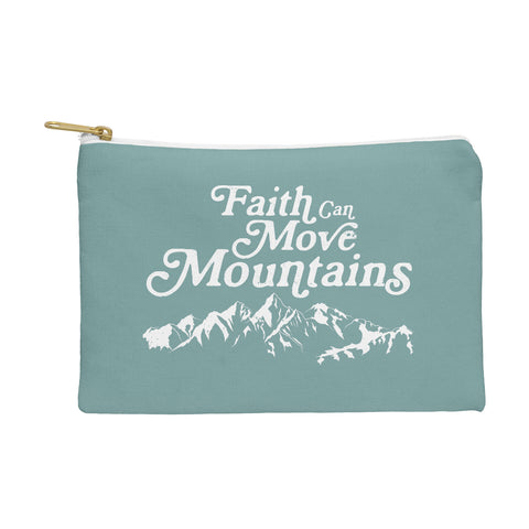 move-mtns Retro Faith can Move Mountains Pouch
