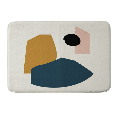 mpgmb Shape Study 1 Lola Collection Memory Foam Bath Mat