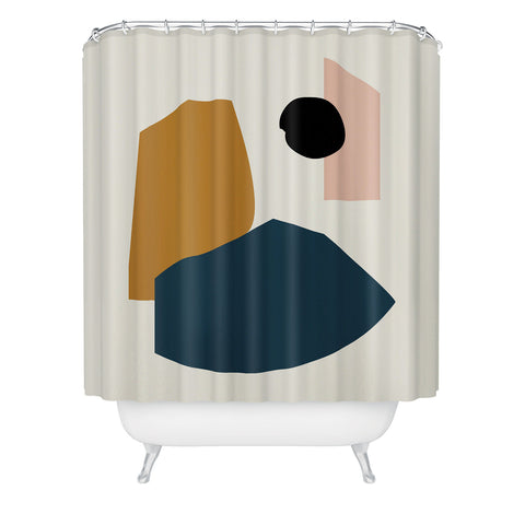 mpgmb Shape Study 1 Lola Collection Shower Curtain