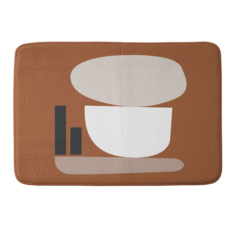 mpgmb Shape Study 11 Memory Foam Bath Mat