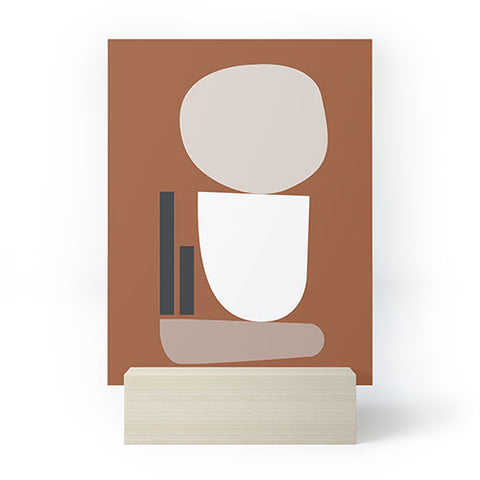 mpgmb Shape Study 11 Mini Art Print