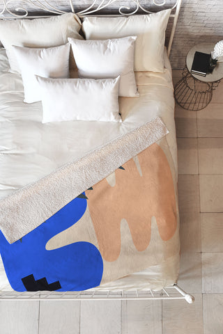 mpgmb Shape Study 14 Stackable Fleece Throw Blanket