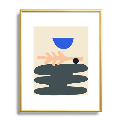 mpgmb Shape Study 15 Stackable Metal Framed Art Print
