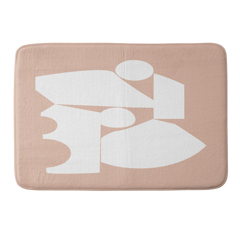 mpgmb Shape Study 16 Memory Foam Bath Mat