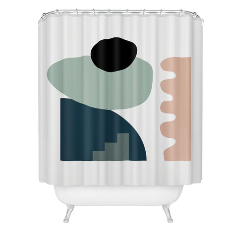 mpgmb Shape Study 18 Shower Curtain