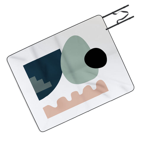 mpgmb Shape Study 18 Picnic Blanket