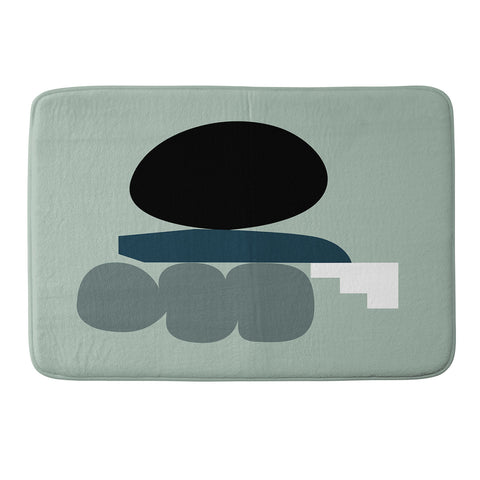 mpgmb Shape Study 19 Memory Foam Bath Mat