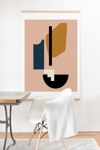 mpgmb Shape Study 2 Lola Collection Art Print And Hanger