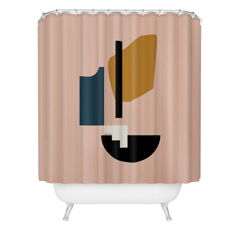 mpgmb Shape Study 2 Lola Collection Shower Curtain