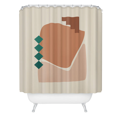 mpgmb Shape Study 22 Shower Curtain