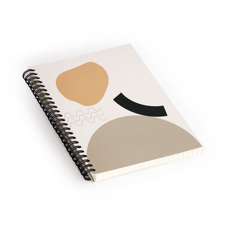 mpgmb Shape Study 24 Spiral Notebook