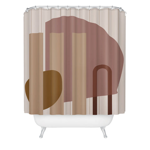 mpgmb Shape Study 25 Shower Curtain