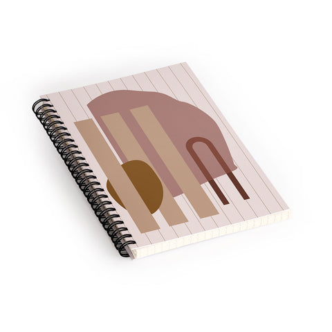 mpgmb Shape Study 25 Spiral Notebook