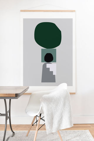 mpgmb Shape Study 3 Art Print And Hanger