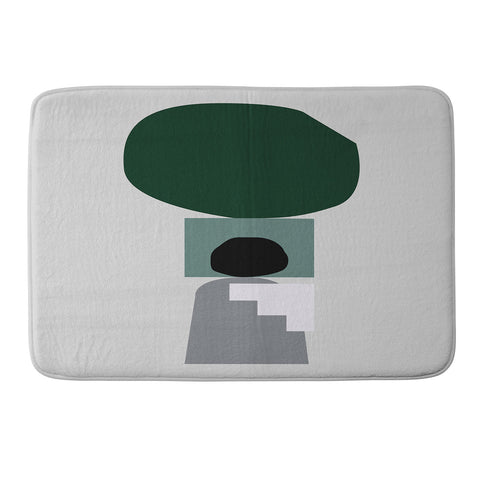 mpgmb Shape Study 3 Memory Foam Bath Mat