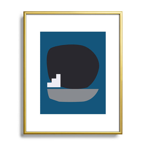 mpgmb Shape Study 4 Metal Framed Art Print