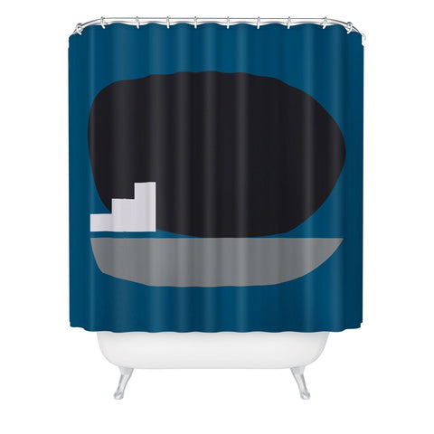 mpgmb Shape Study 4 Shower Curtain