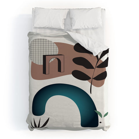 mpgmb Shape Study 8 Duvet Cover