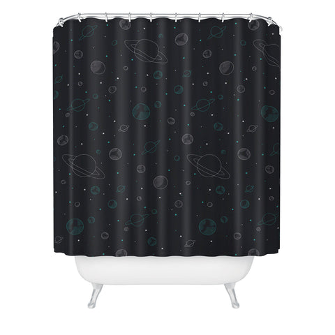 mrkttnr Hip Pattern Shower Curtain
