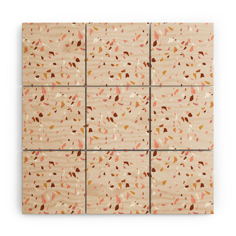 mrkttnr Royal Terrazzo I Wood Wall Mural