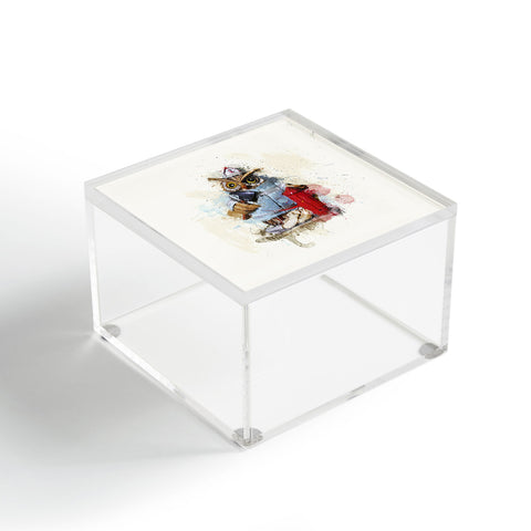 Msimioni Fire Owl Acrylic Box