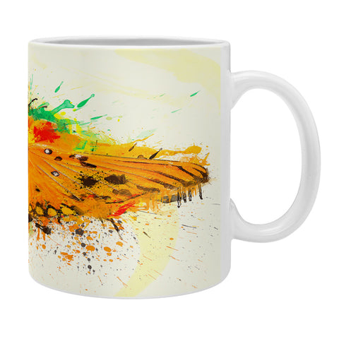 Msimioni Orange Butterfly Coffee Mug
