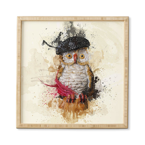 Msimioni Spain Owl Framed Wall Art
