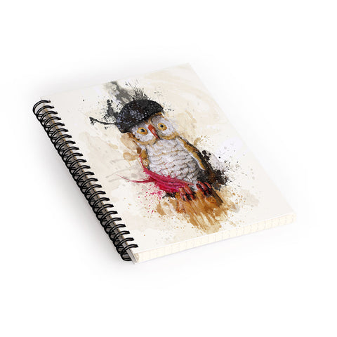 Msimioni Spain Owl Spiral Notebook