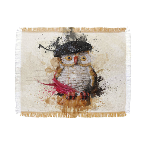 Msimioni Spain Owl Throw Blanket