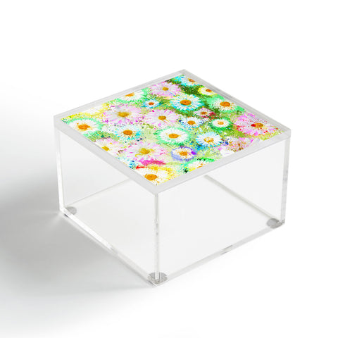 Msimioni Sweet Flowers Colors Acrylic Box