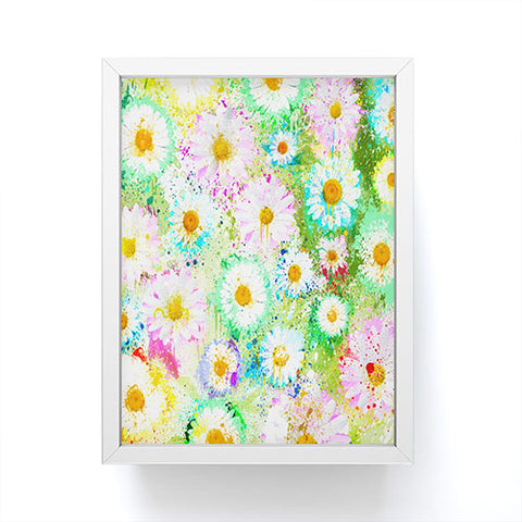 Msimioni Sweet Flowers Colors Framed Mini Art Print