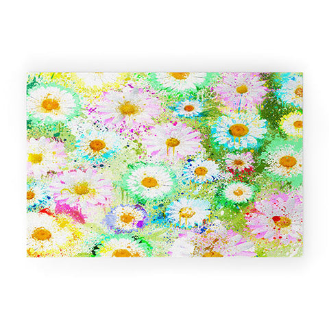 Msimioni Sweet Flowers Colors Welcome Mat