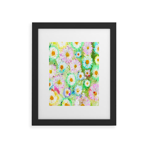 Msimioni Sweet Flowers Colors Framed Art Print
