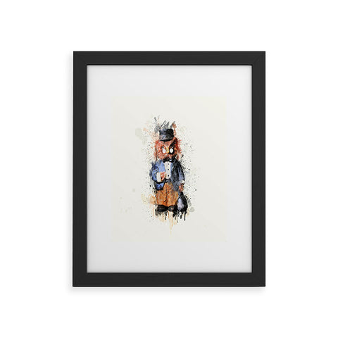 Msimioni Traveler Owl Framed Art Print