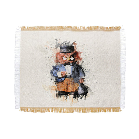 Msimioni Traveler Owl Throw Blanket