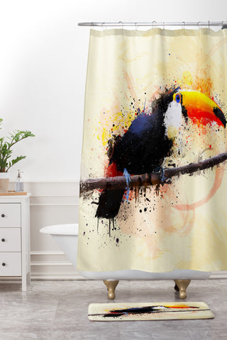 Msimioni Tucano Shower Curtain And Mat