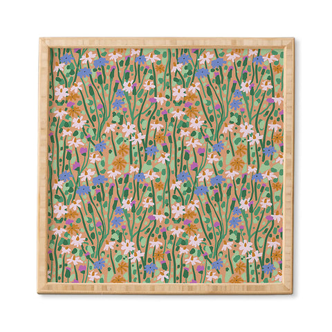 MSRYSTUDIO Beautiful Garden I Framed Wall Art