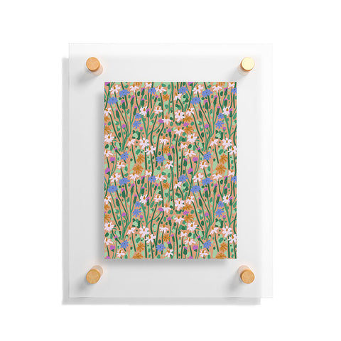 MSRYSTUDIO Beautiful Garden I Floating Acrylic Print